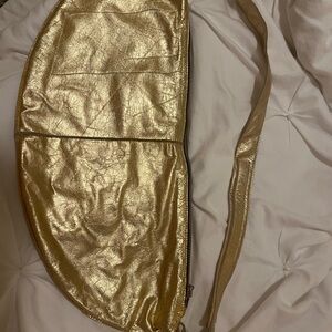 Gold Metallic Shoulder Bag